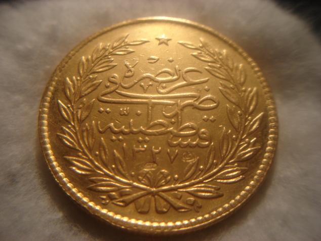 Ottoman-Turkey-Gold-500-Kurush-1327/4